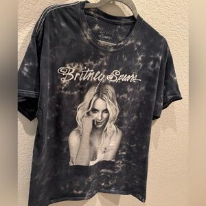 Britney Spears Bleach Dye Graphic Tshirt